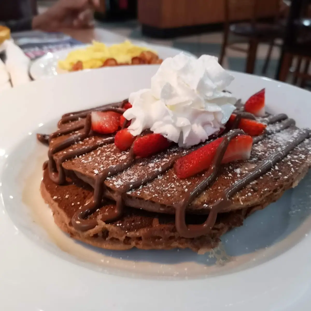 Double Chocolate Pancakes