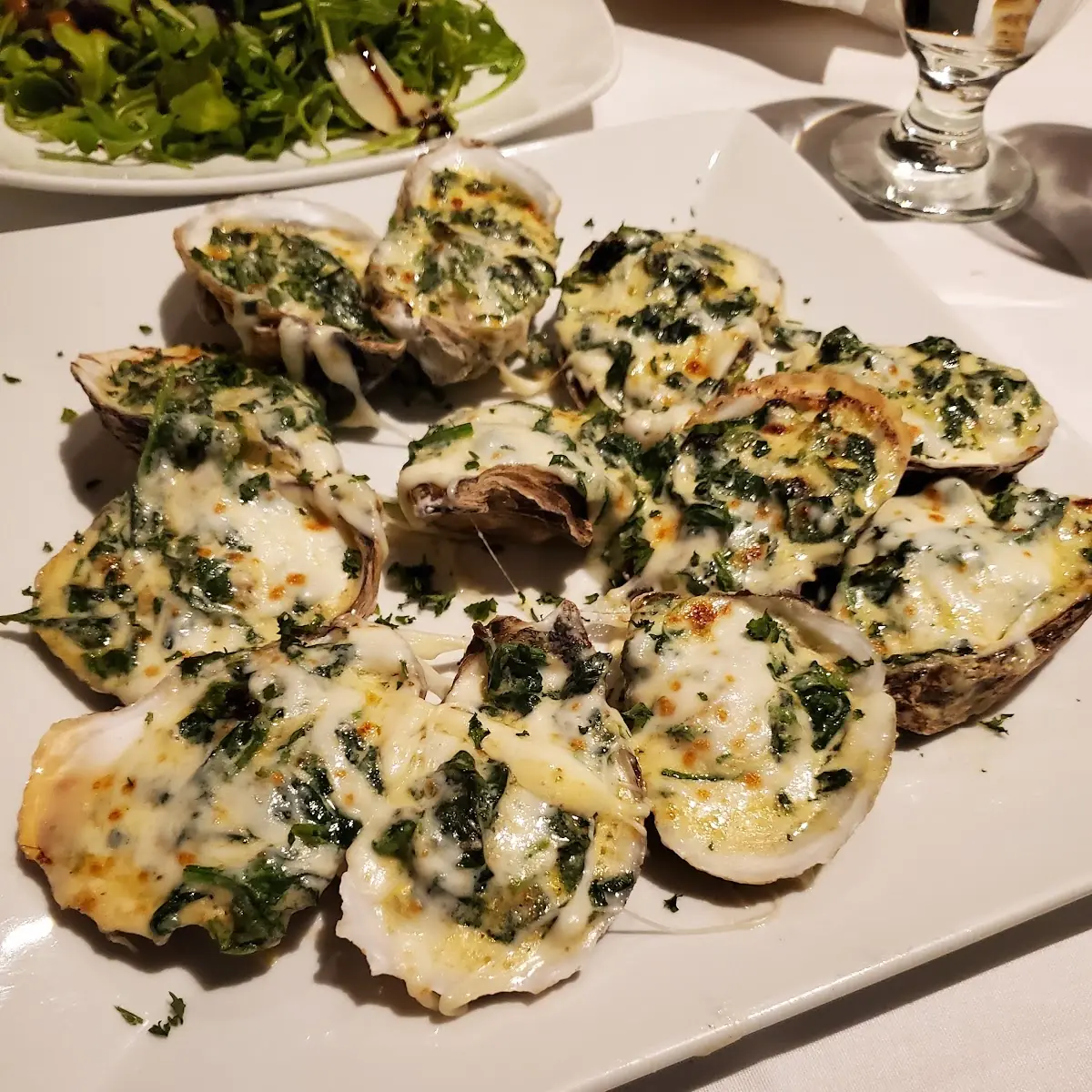 Oysters Rockefeller