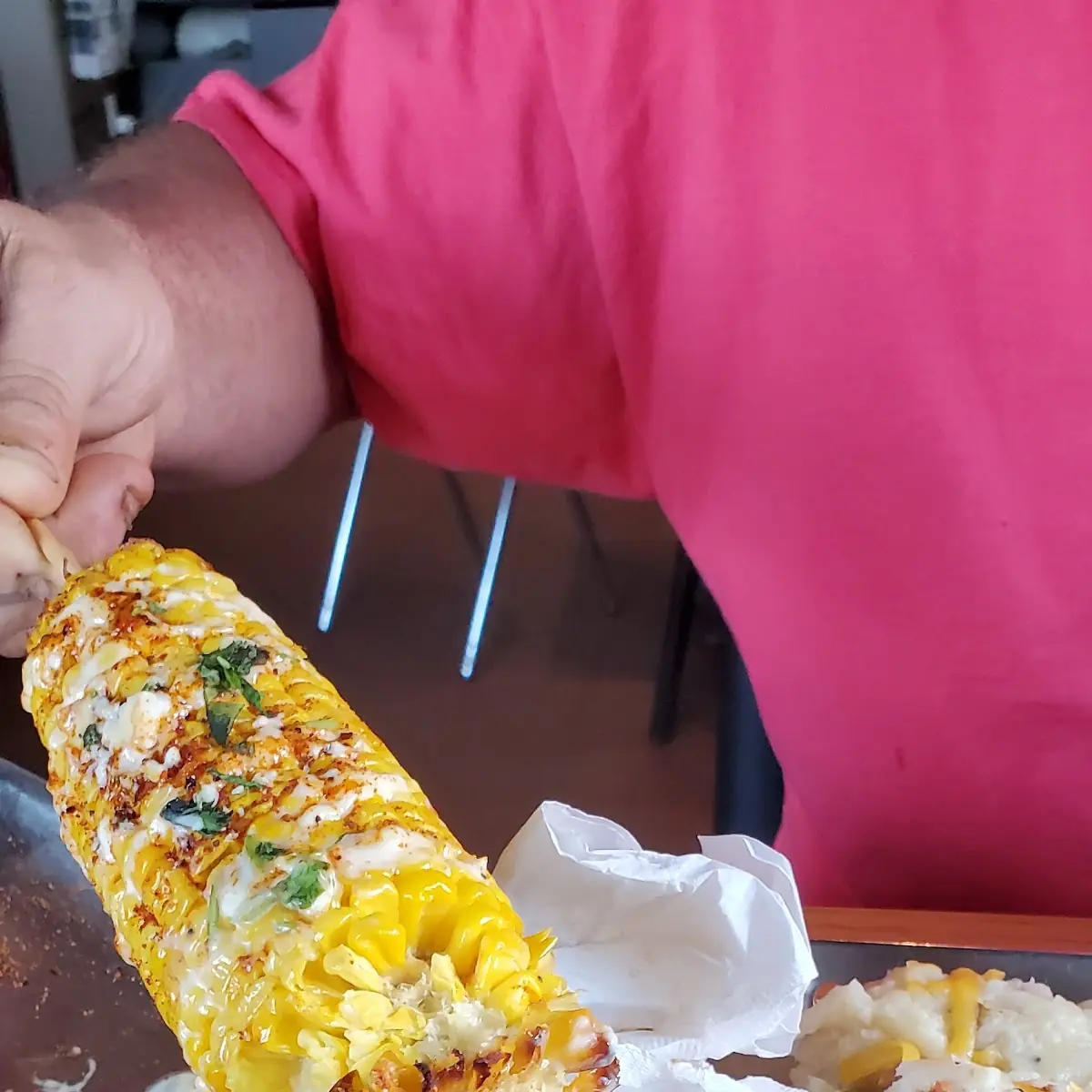 Loaded Mashed Potatoes and Corn