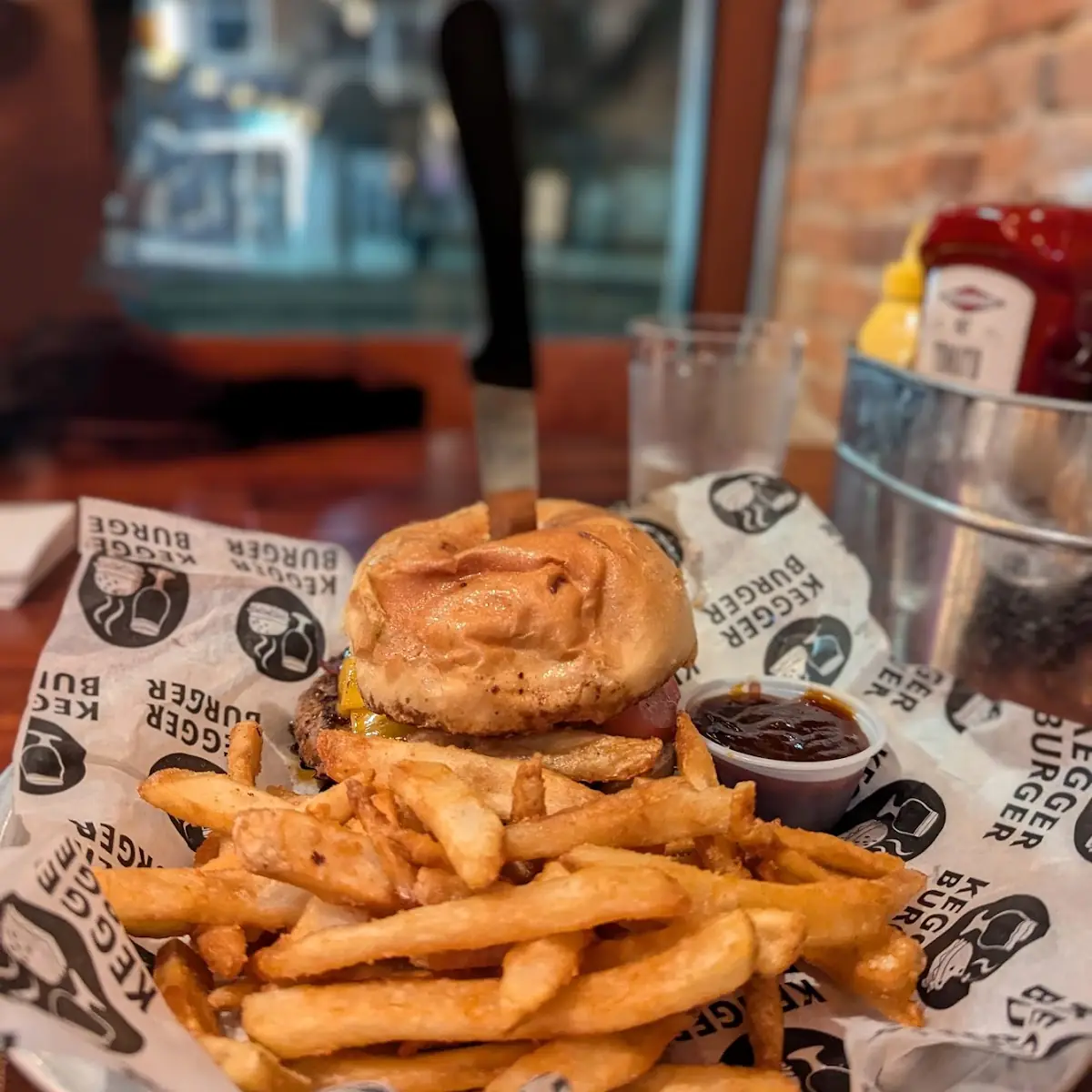 Chorizo Bacon Burger