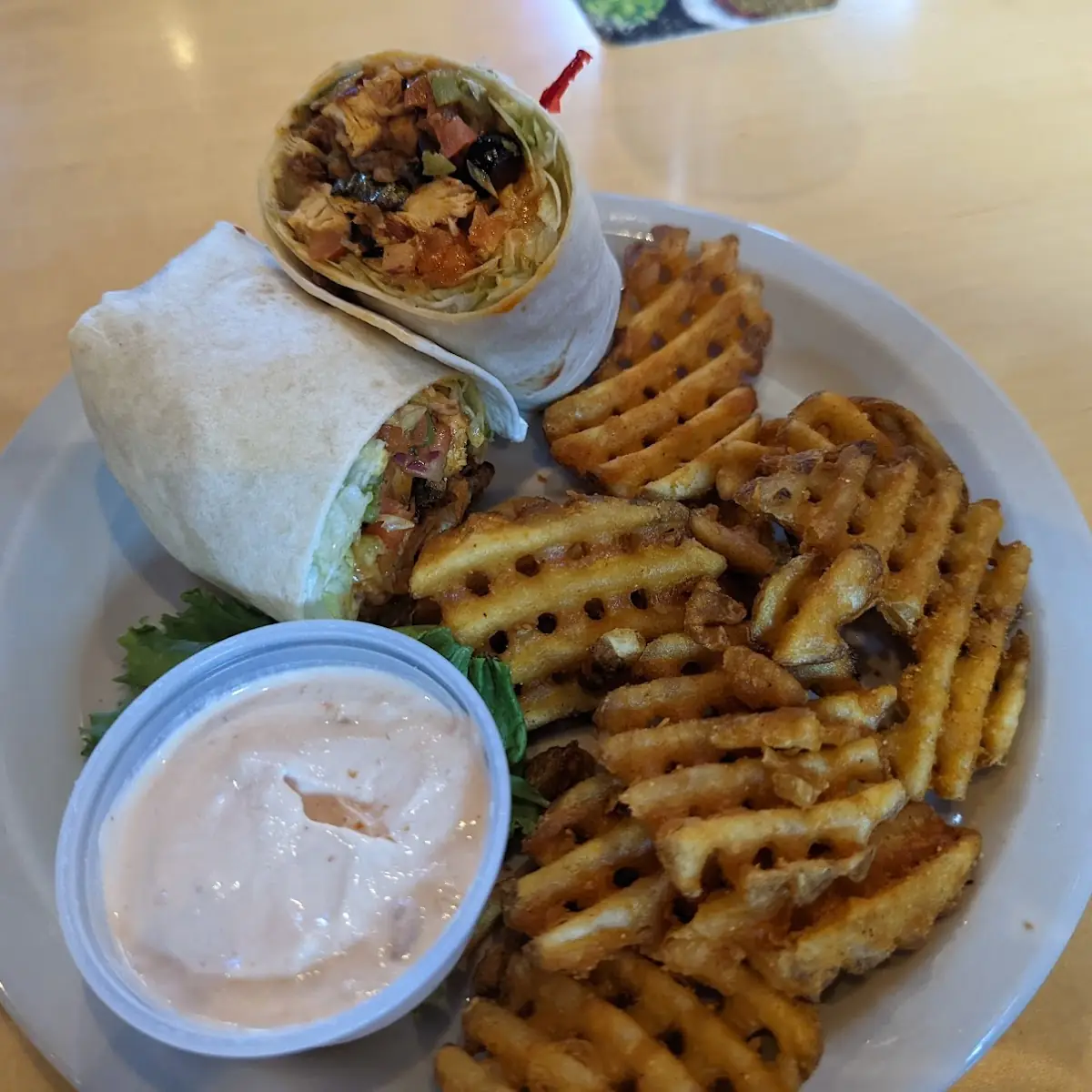 Red Line Chicken Wrap