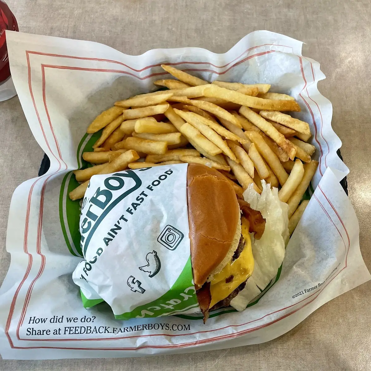 Farmer Burger Combo