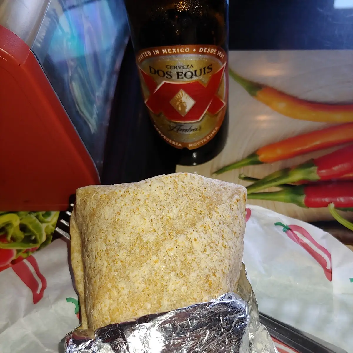 Spicy Chicken Burrito