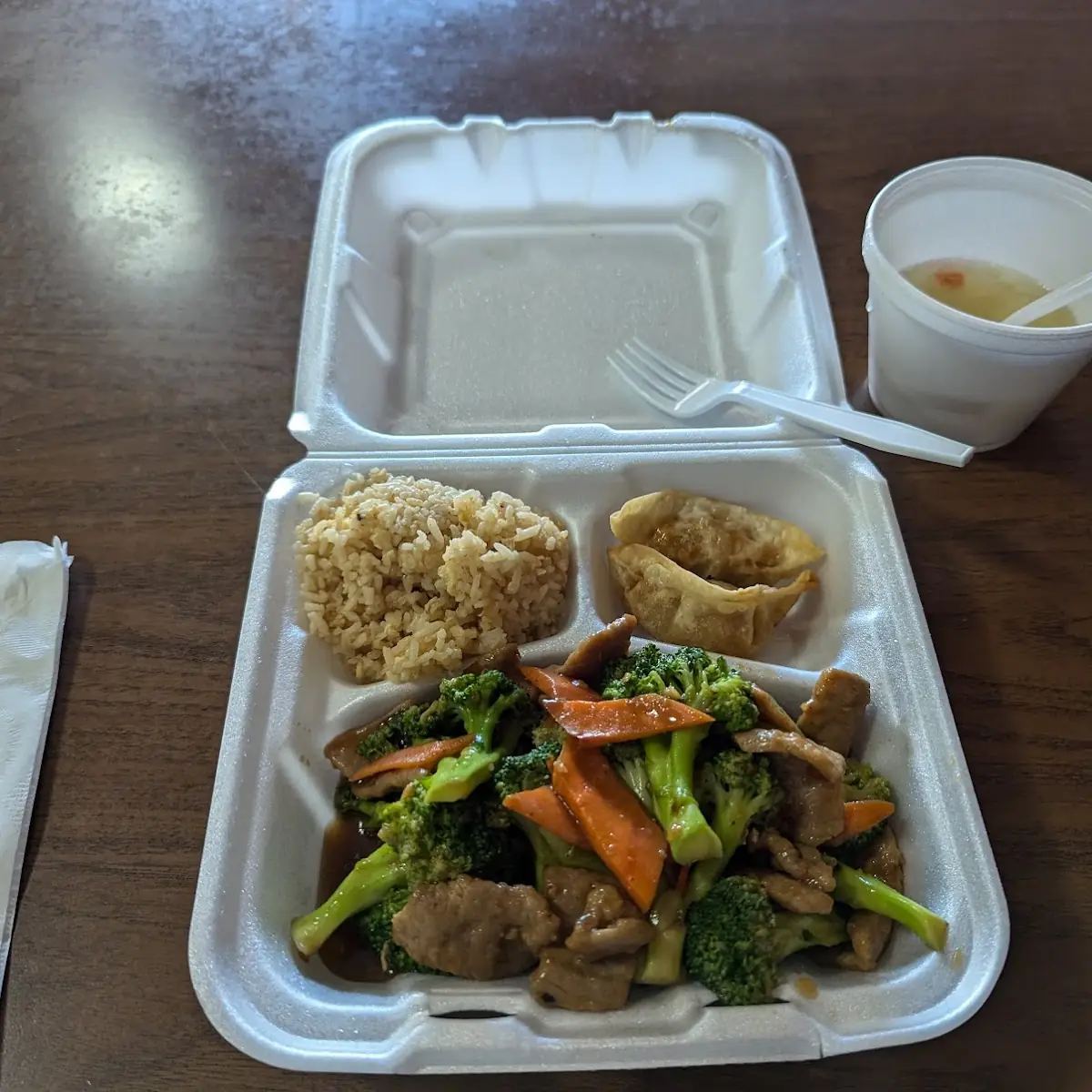 Triple Delight in Hot Garlic Sauce