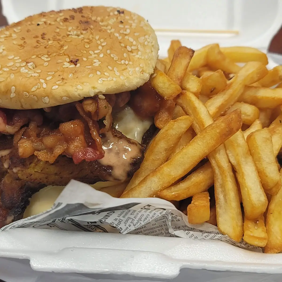 Bacon Cheeseburger Doble