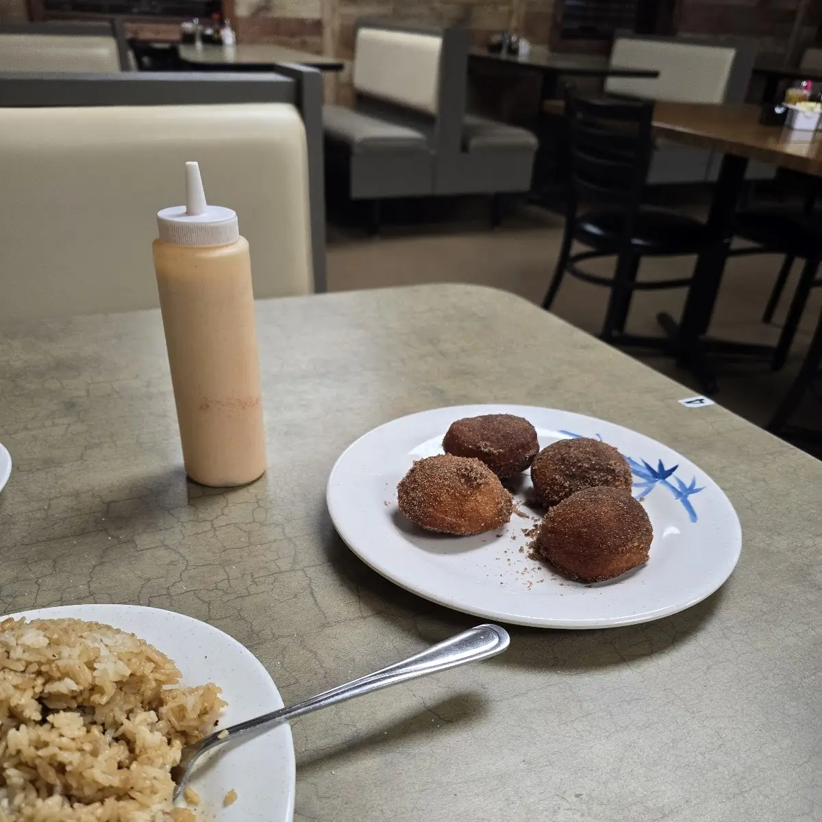 Fried Rice and Golden Buns