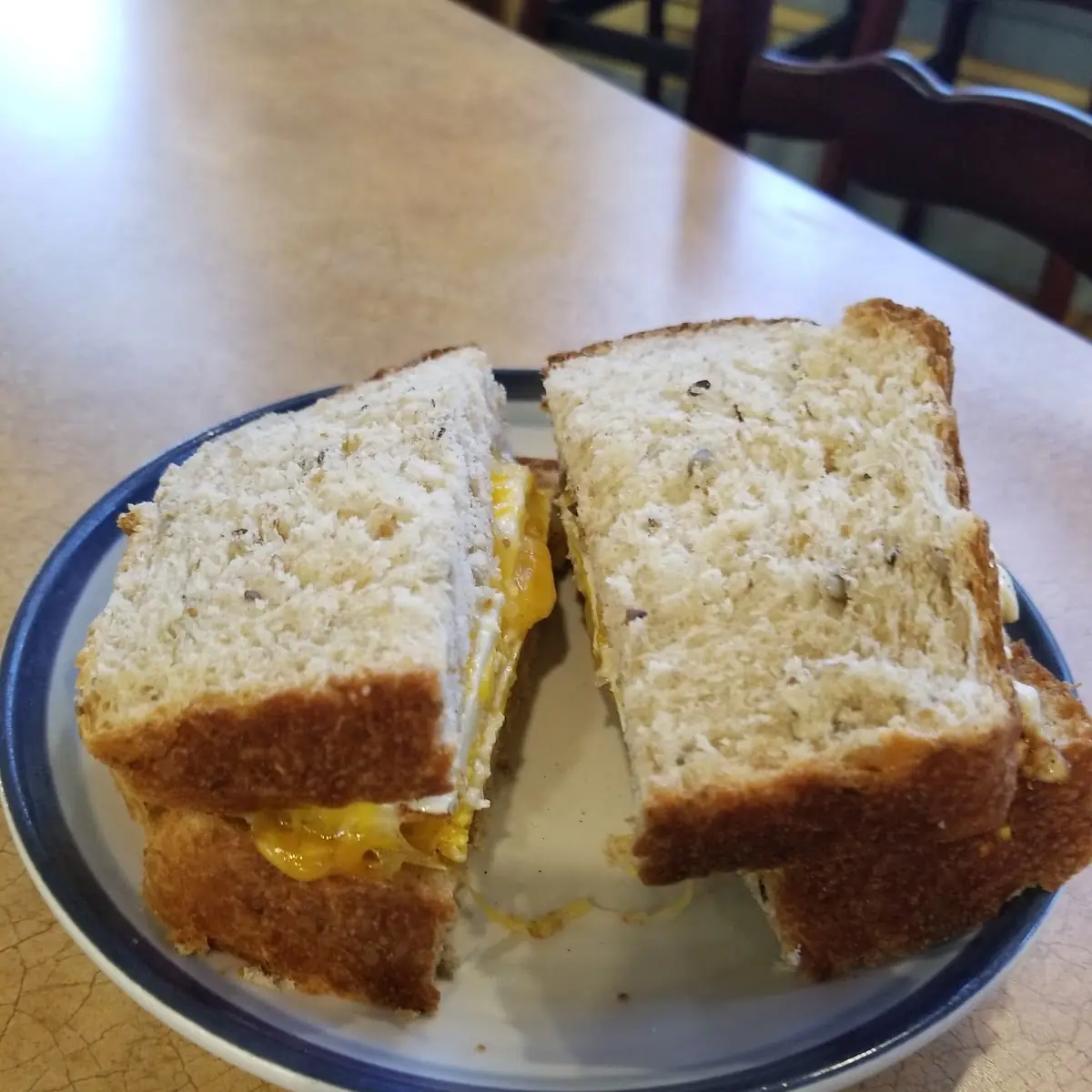 Egg Sausage and Cheese Sandwich