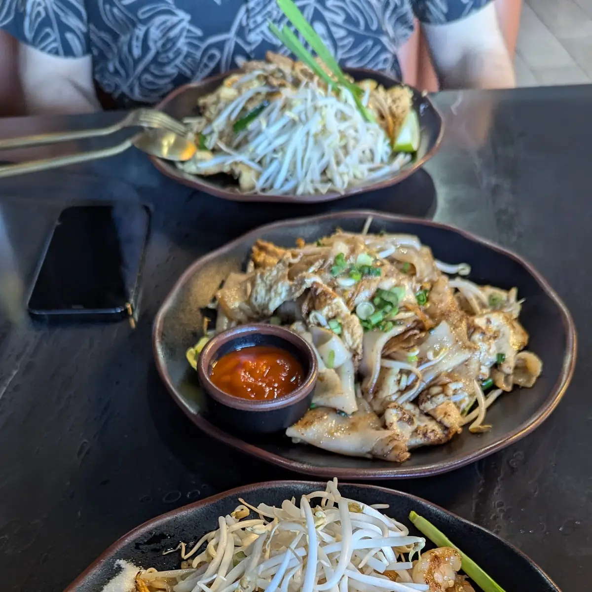 Chicken Pad Thai with Crushed Peanuts