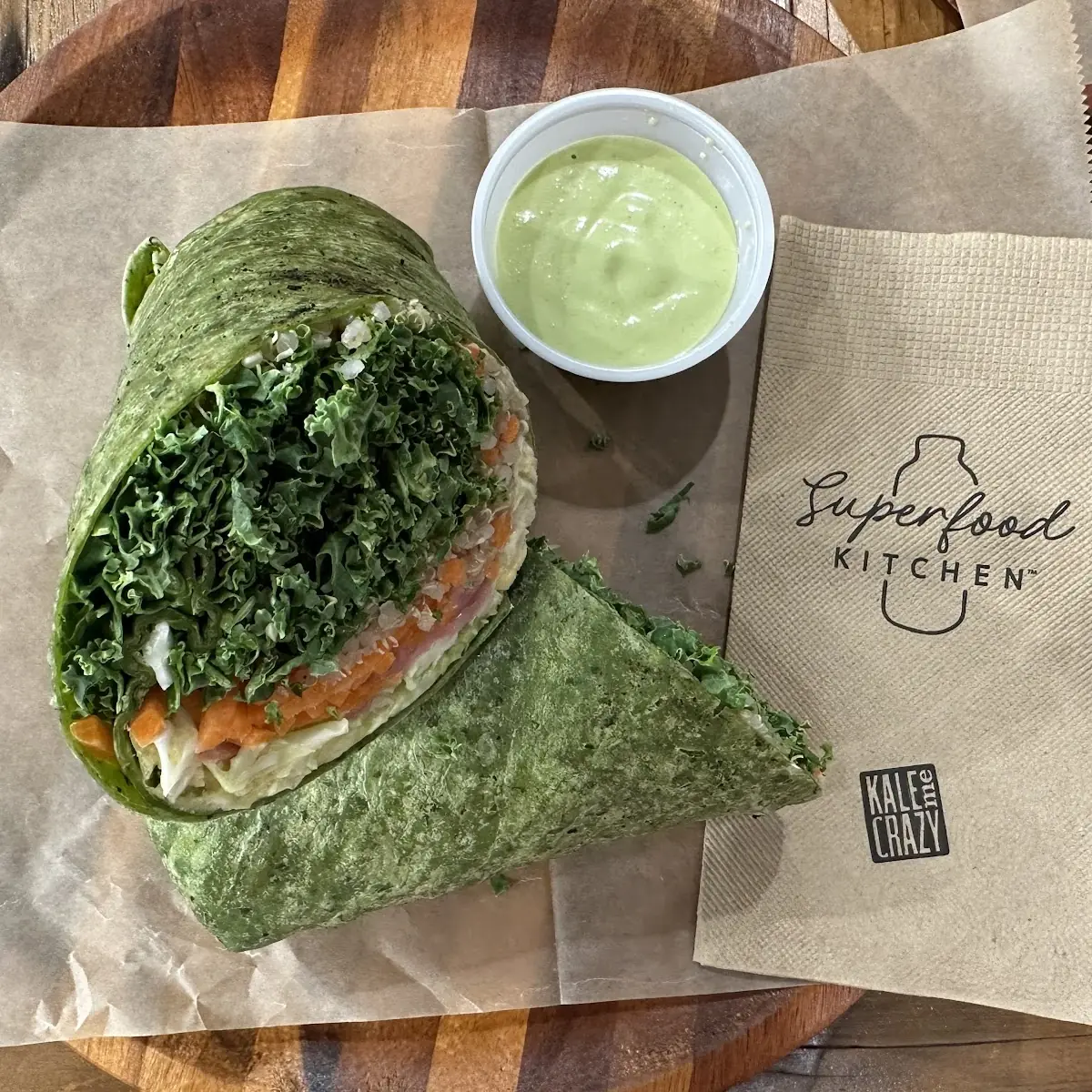 Vegan Hummus Wrap