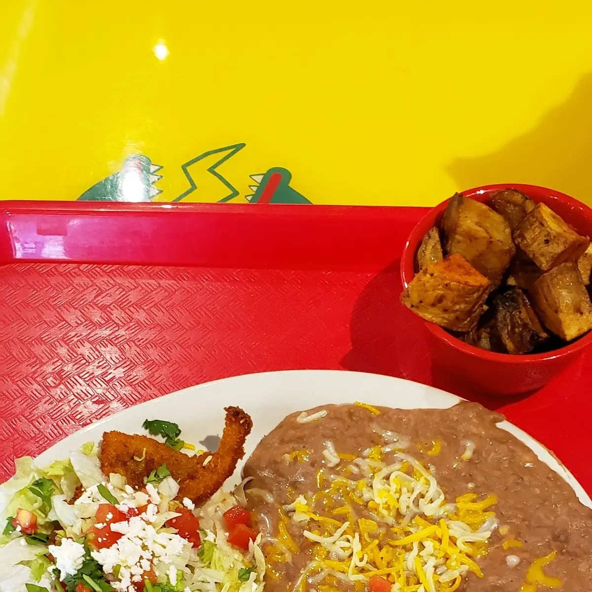 2 Tempura Fried Fish Tacos