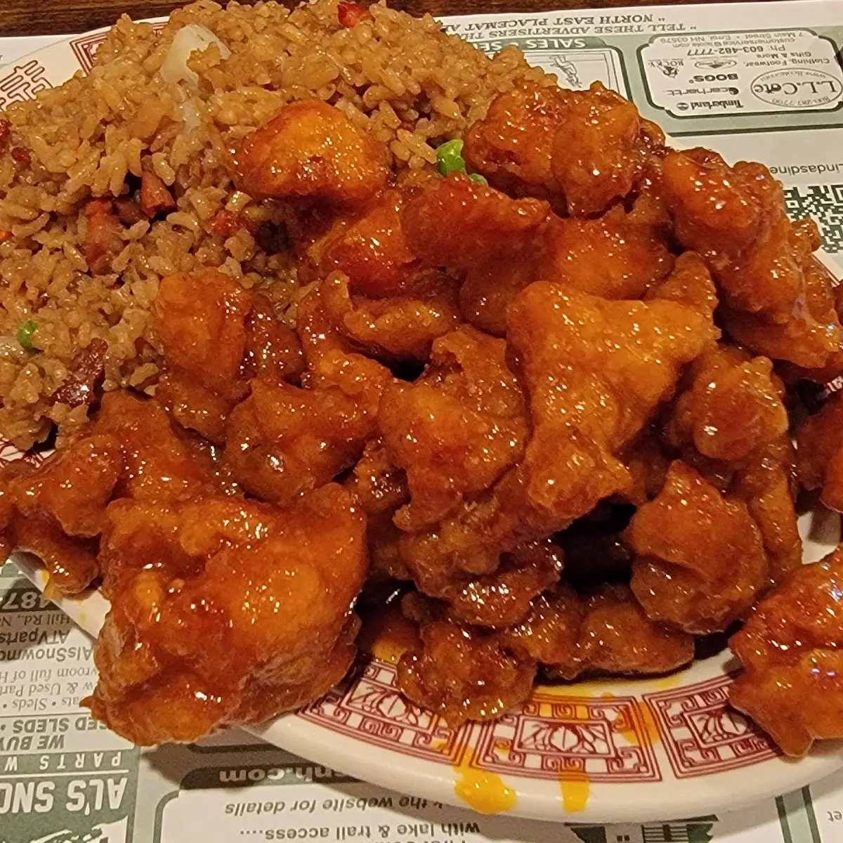 Pineapple Chicken with Fried Rice