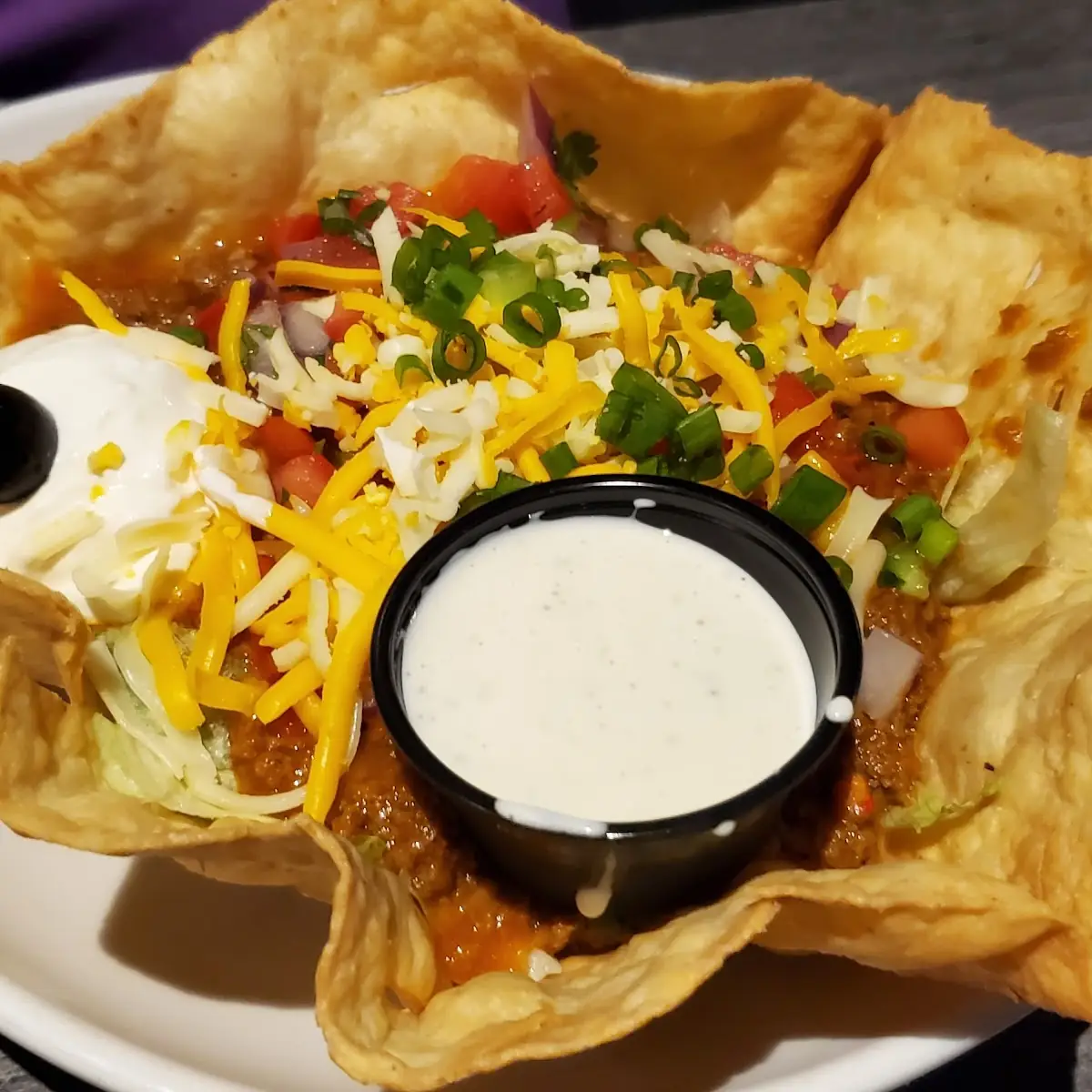 Taco Sslad Plus Ranch Dressing