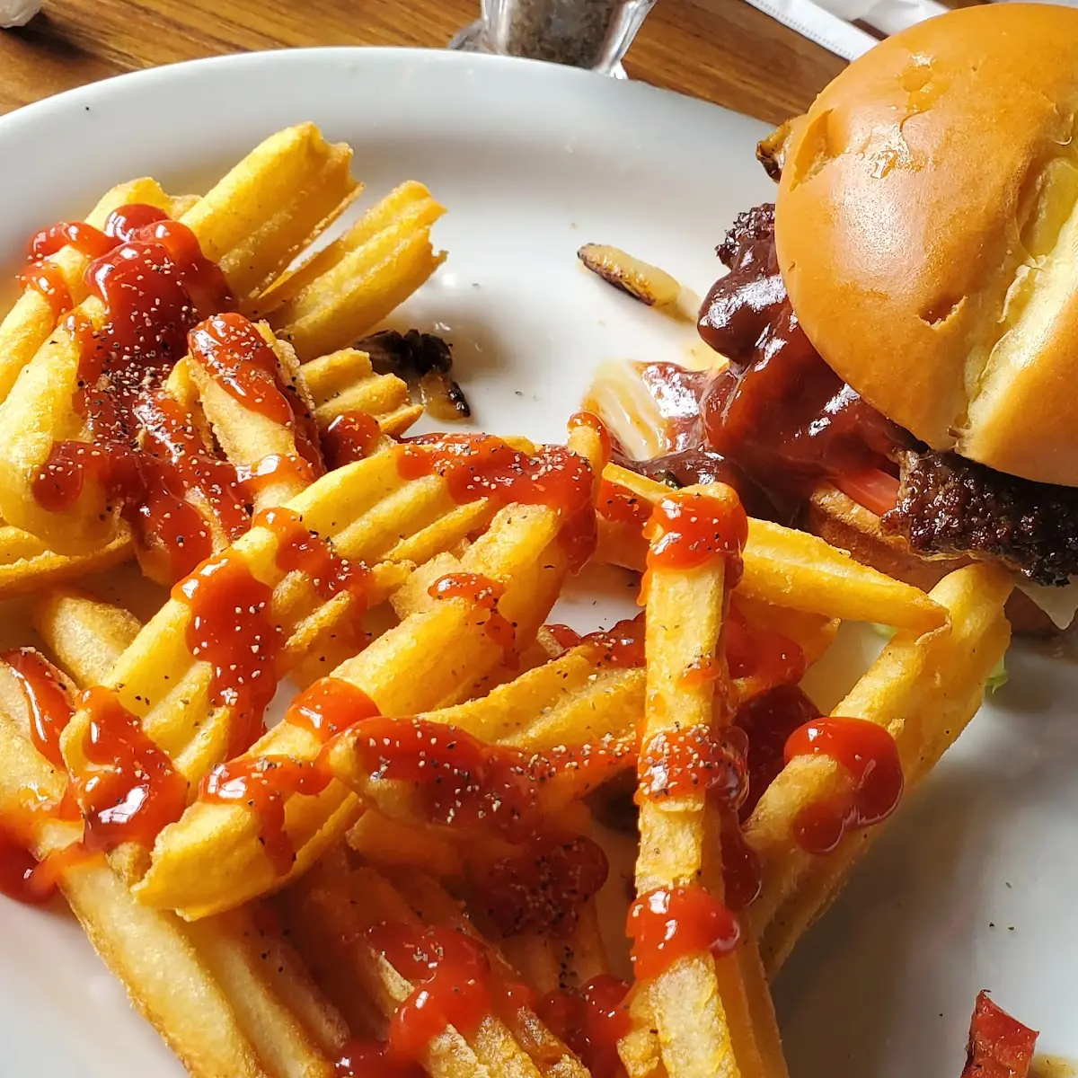 Burger and Fries