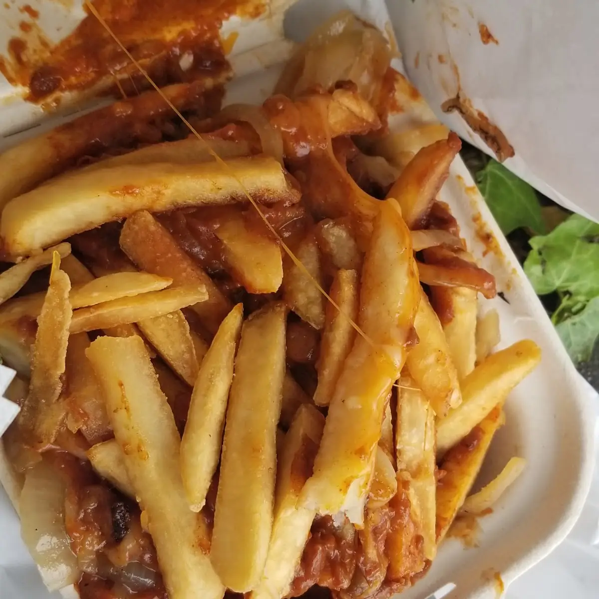 Chili Cheese Fries with Cheese