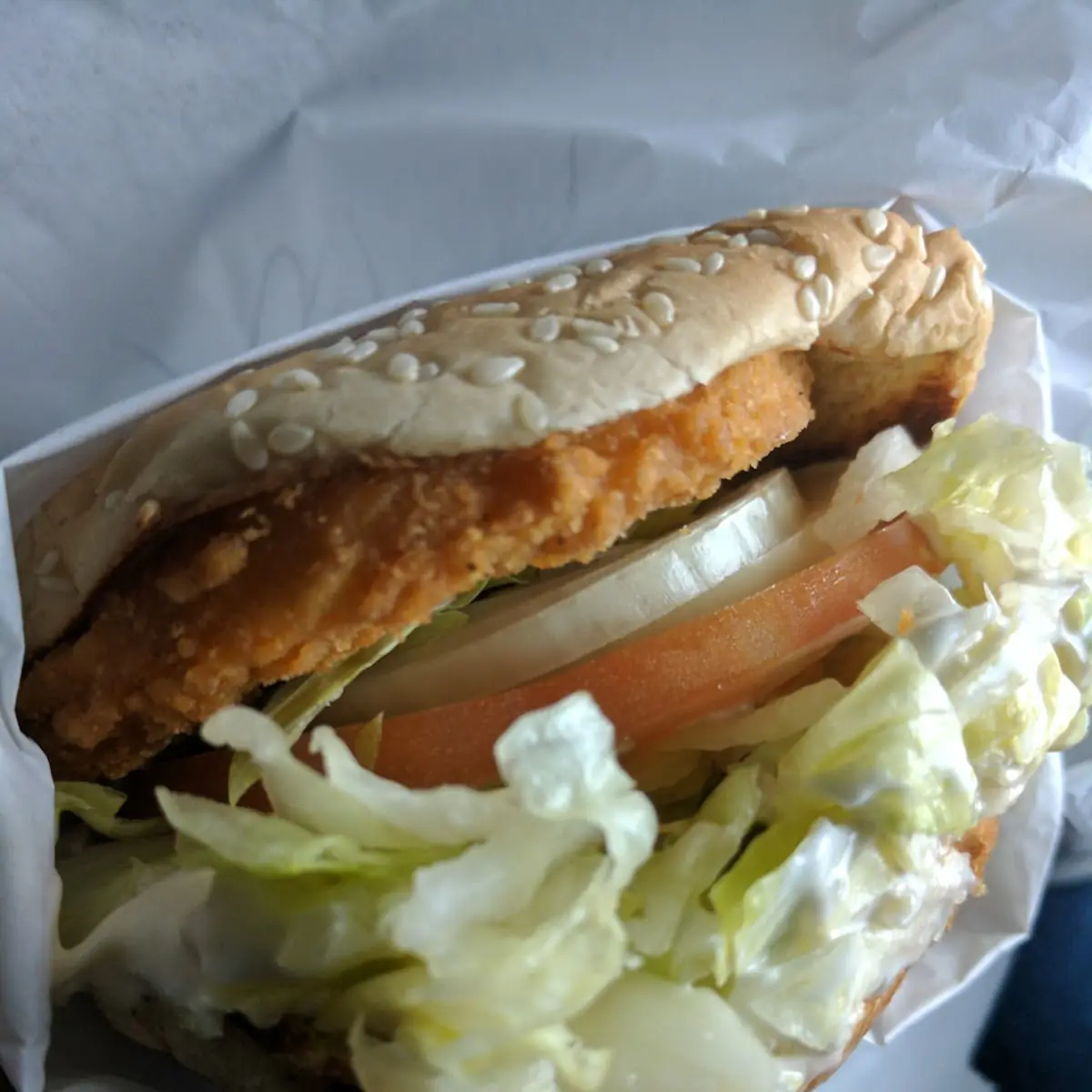 Fried Chicken Burger