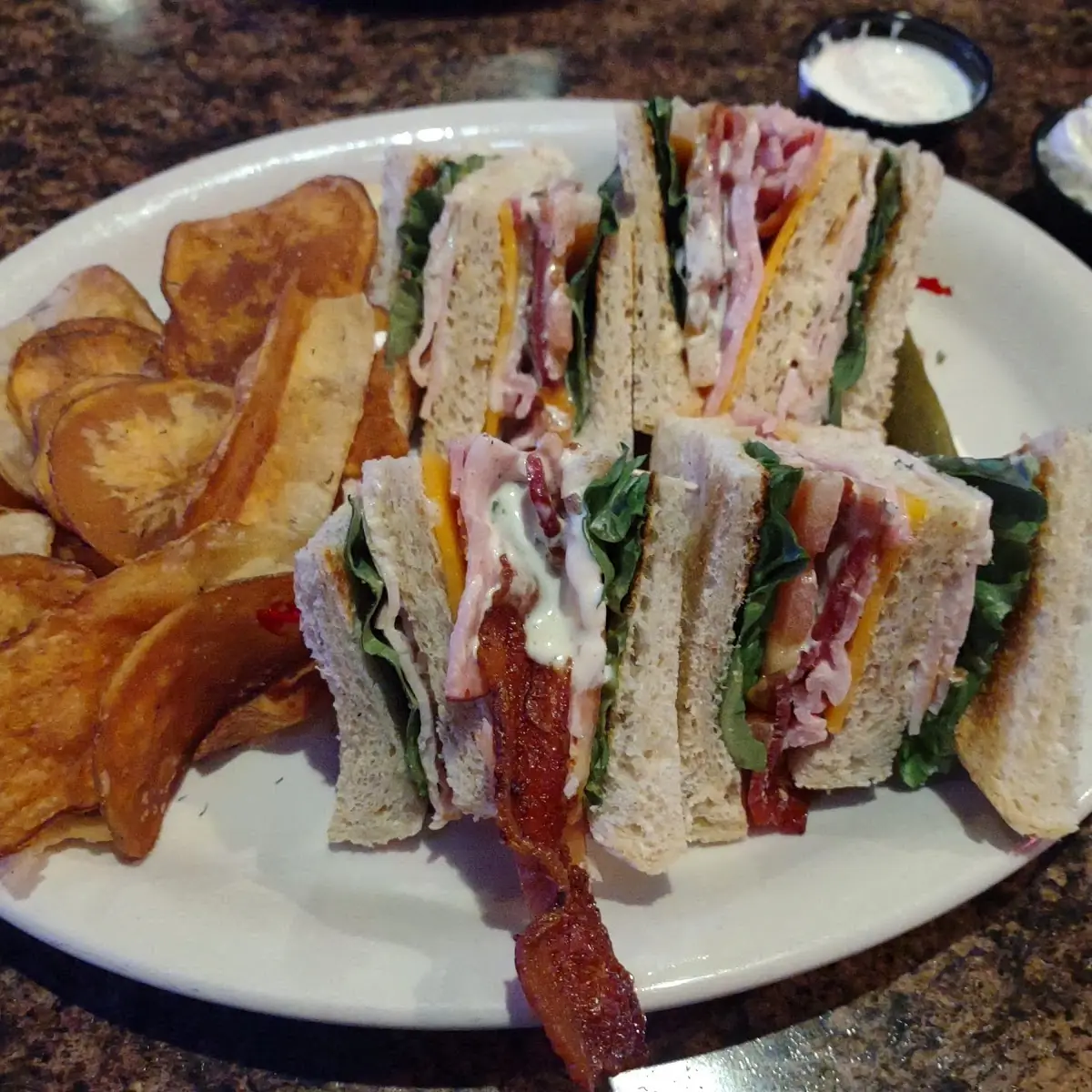 Cast Iron Club Sandwich