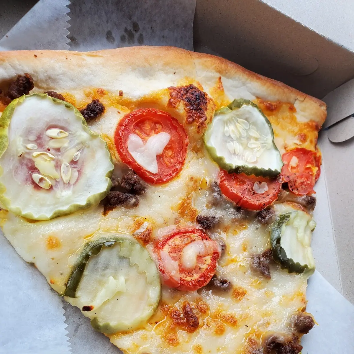 Cheeseburger Pizza