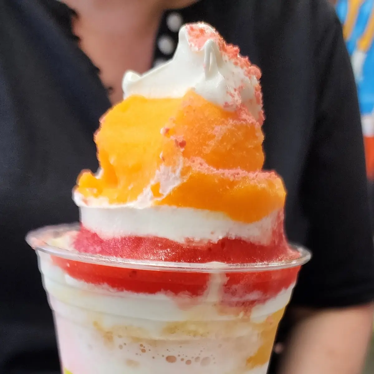 Italian Ice with Soft Serve