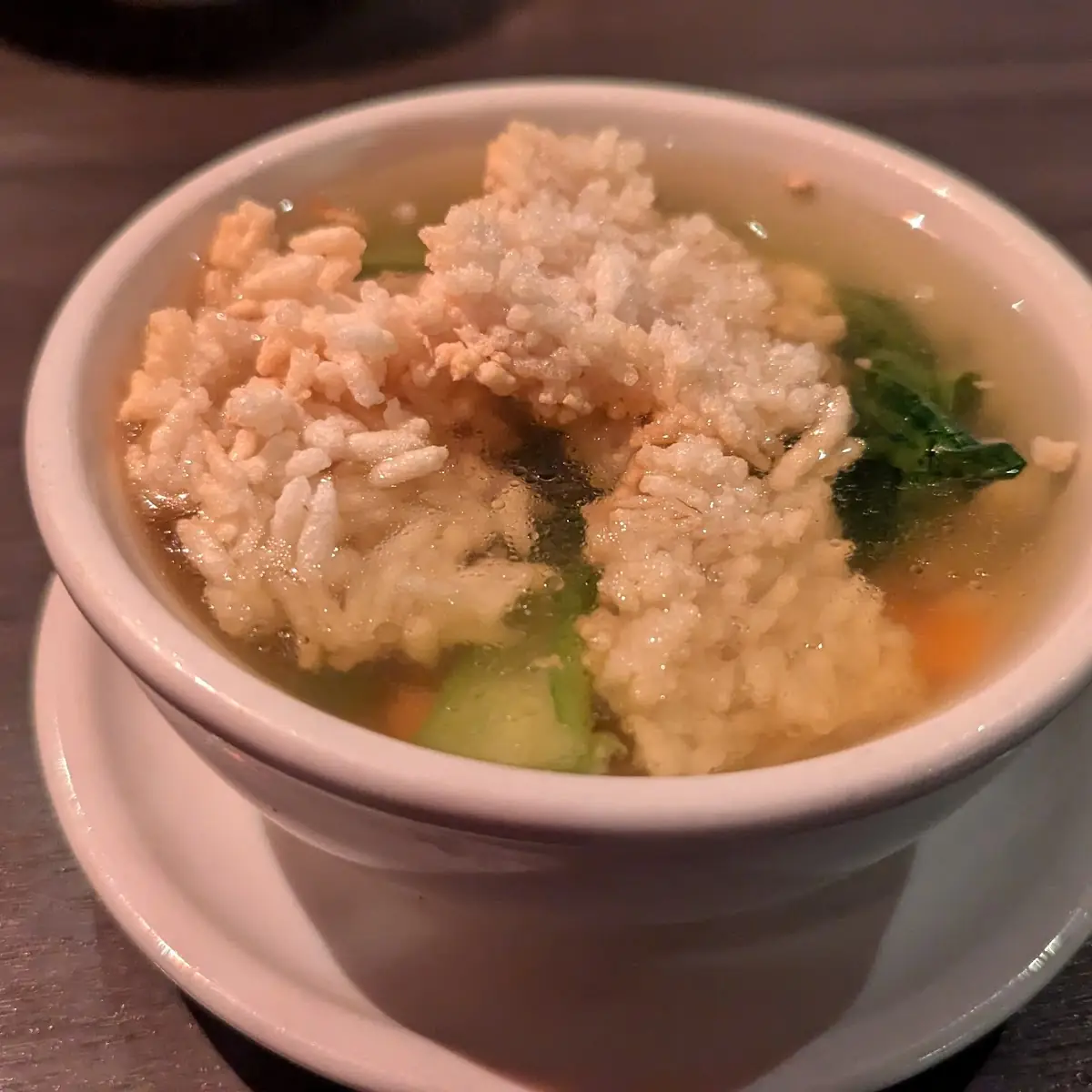 Sizzling Rice Soup