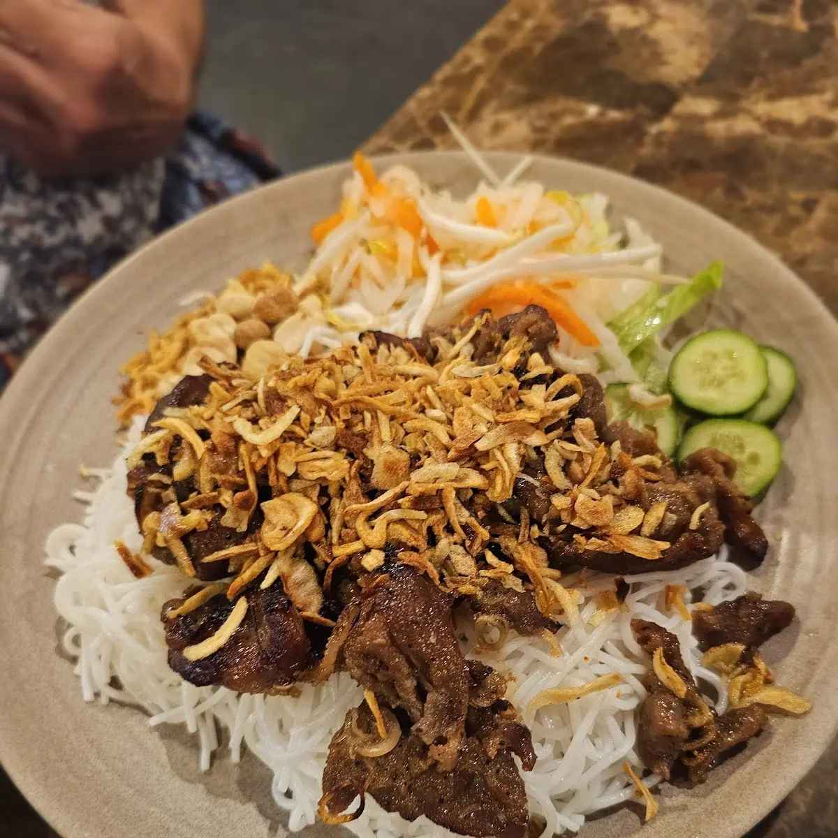 Grilled Pork & Rice Noodle