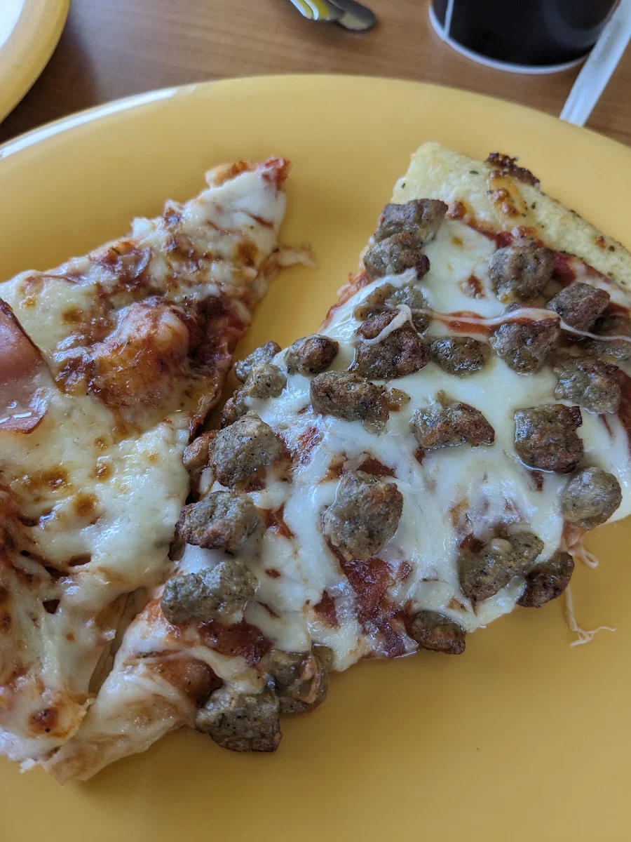Sausage Pizza Slice