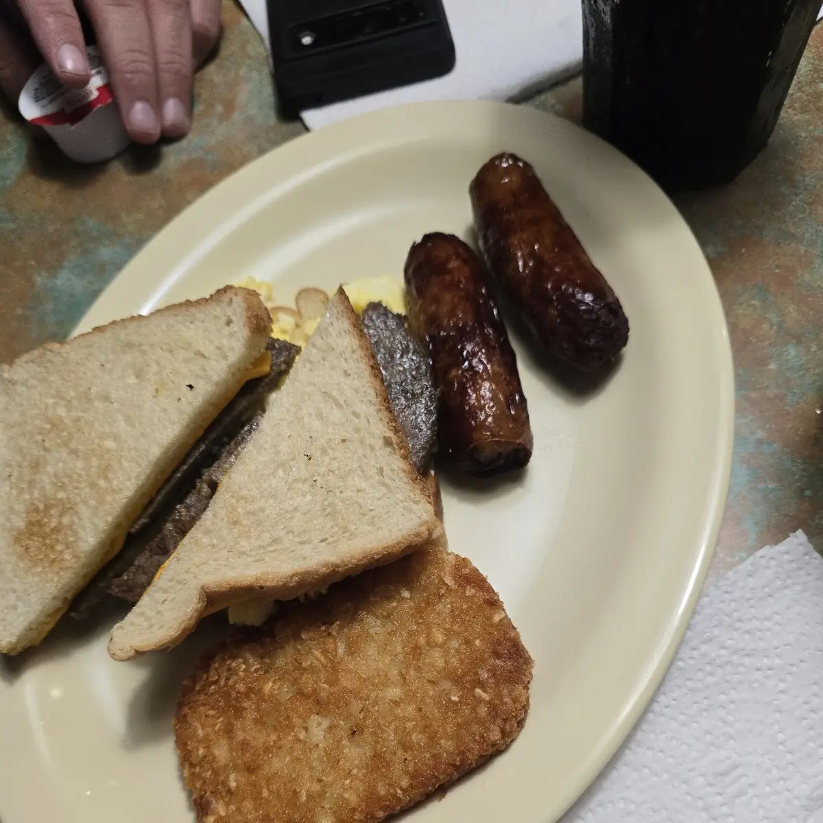 Sausage Egg Sandwich