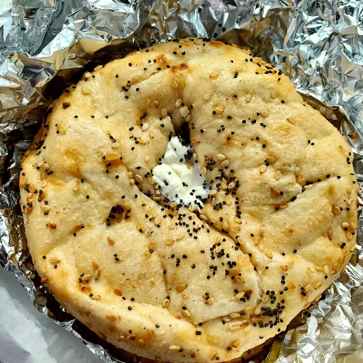 Everything Bagel with Cream Cheese