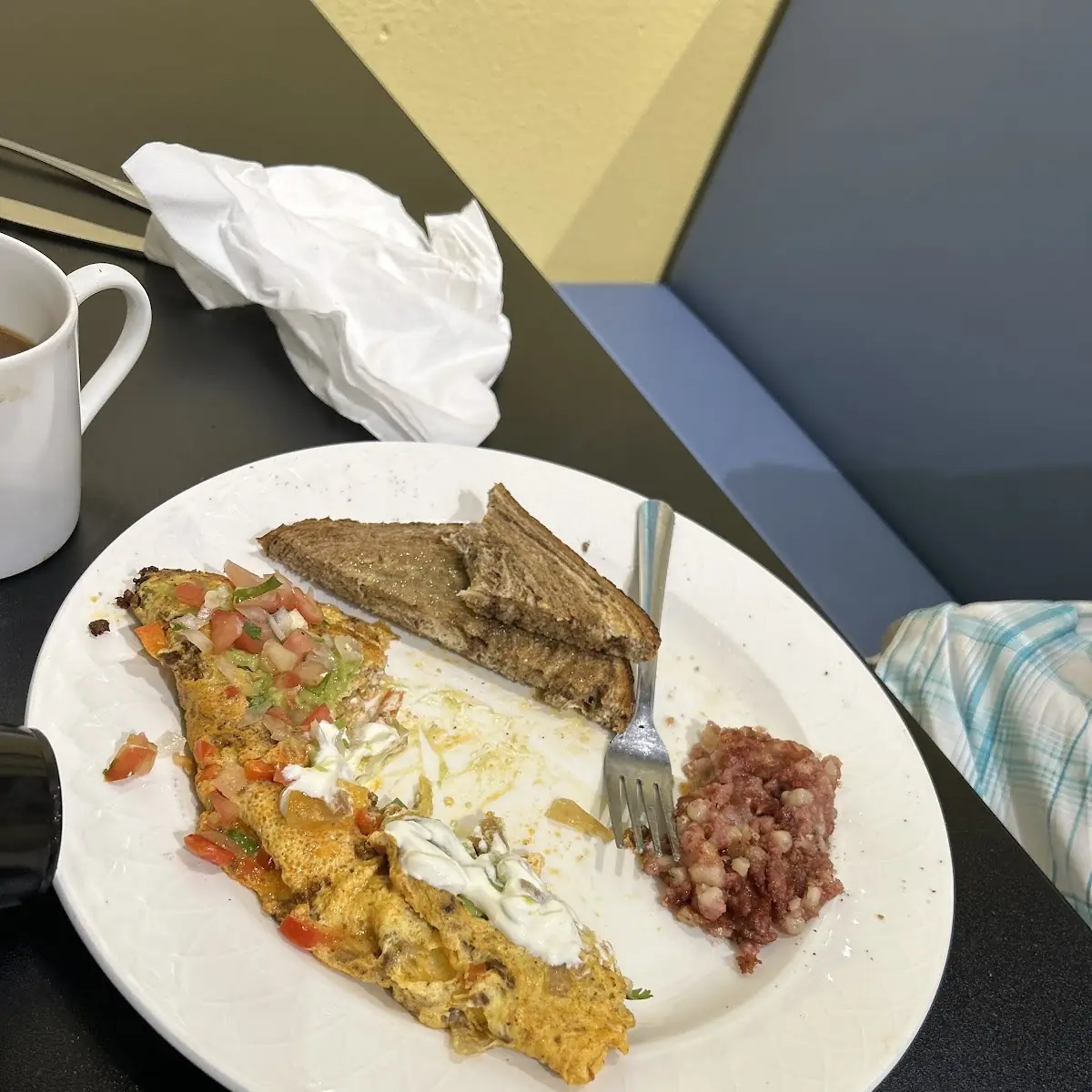 Cheesesteak Omelette