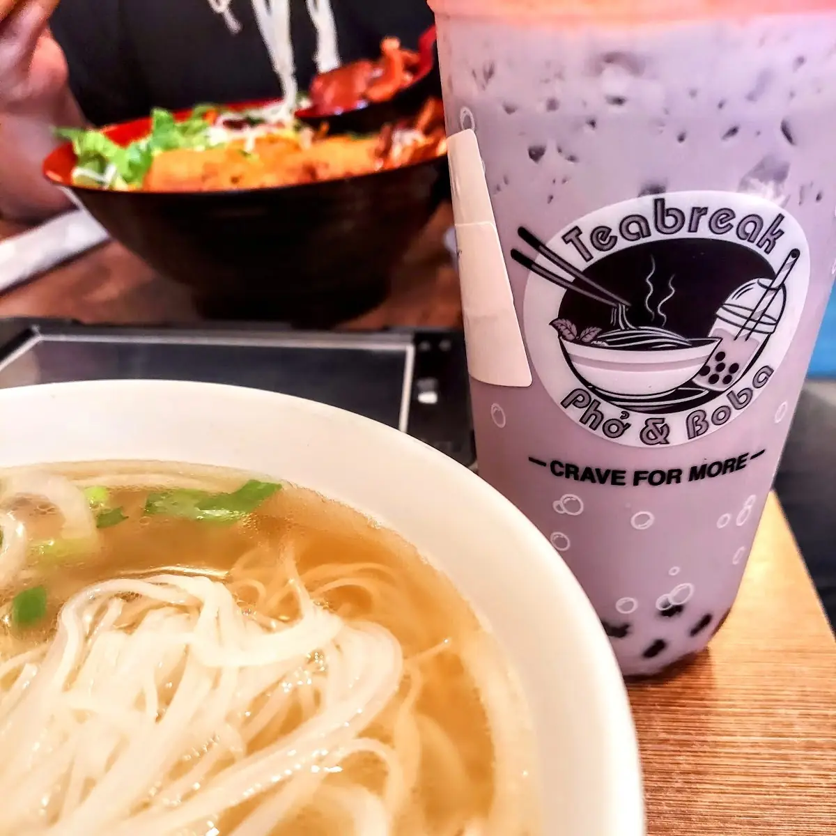 Taro Milk Green Tea