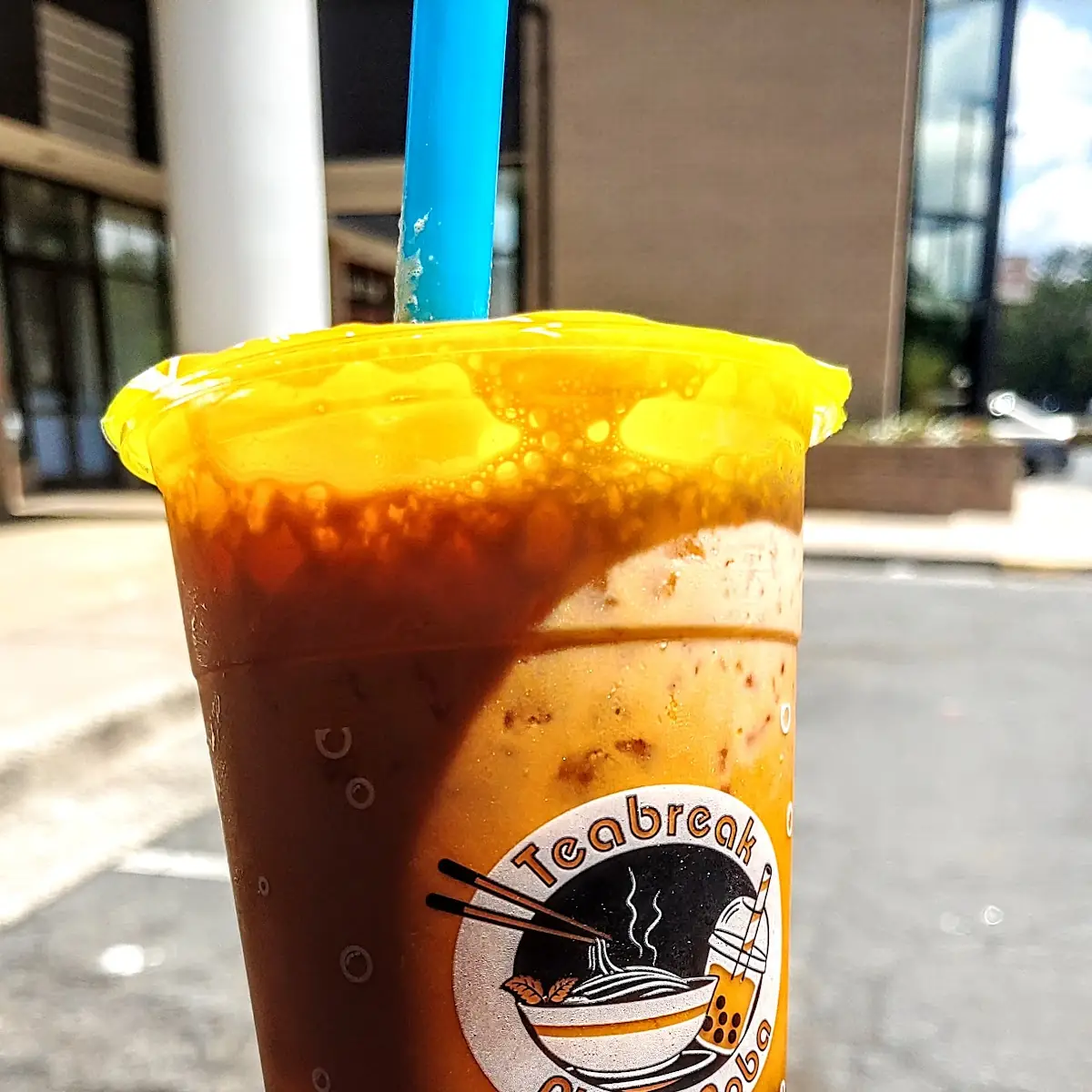 Thai Tea with Boba