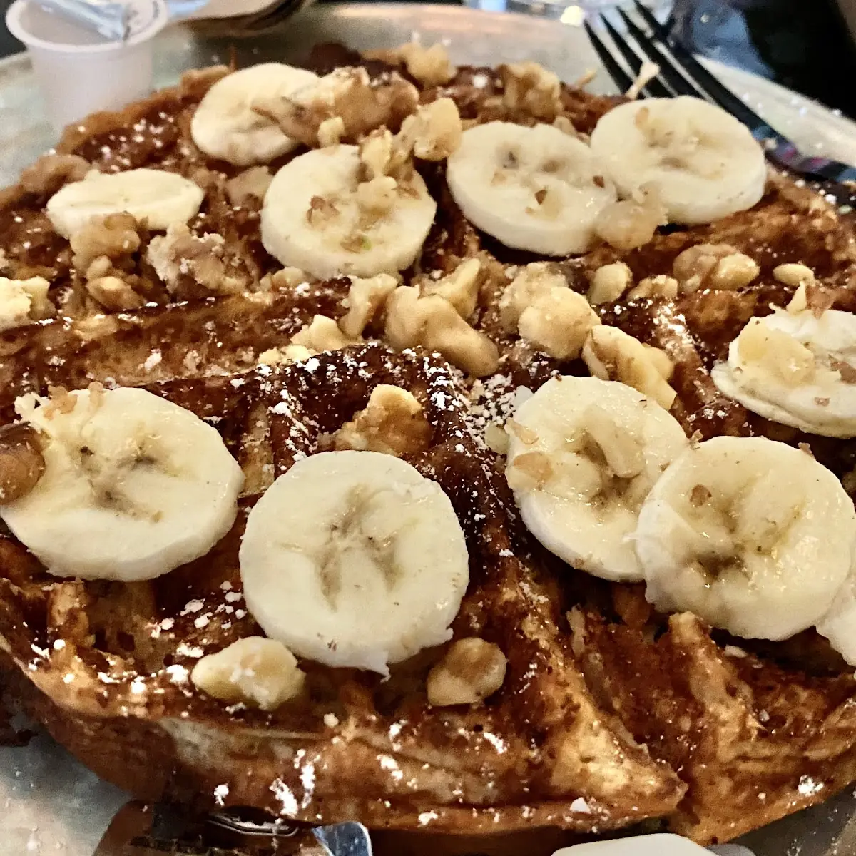 Banana Walnut Waffle