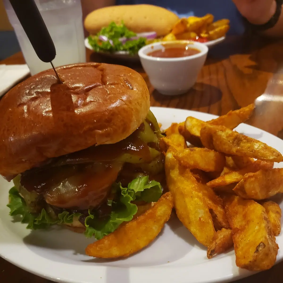 Green Chile Cheese Steakburger