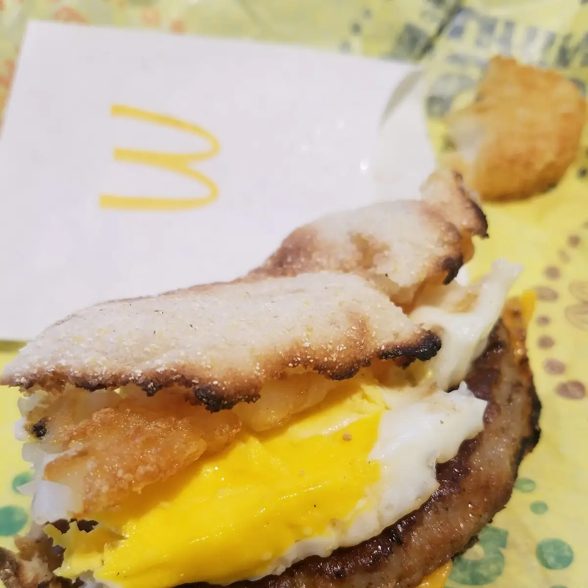 Sausage Egg and Cheese Muffin