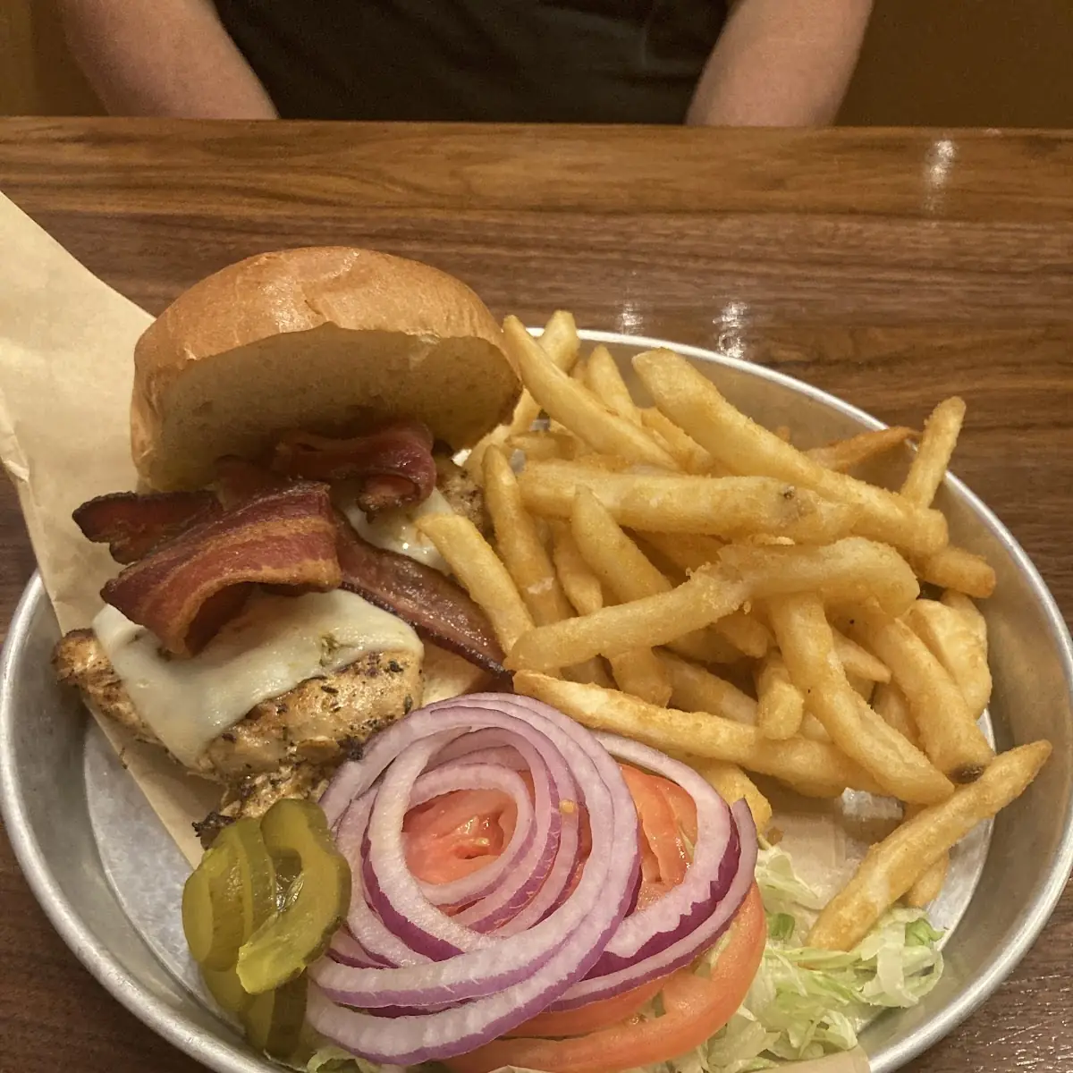 Blackened Grilled Chicken Burger
