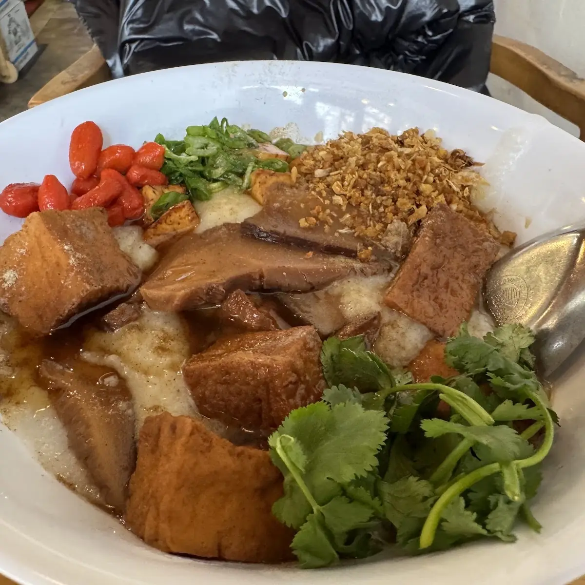 Braised Pork Belly Congee