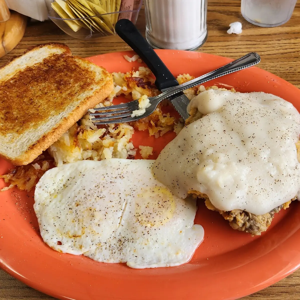 Chicken Fried Steak Breakfast