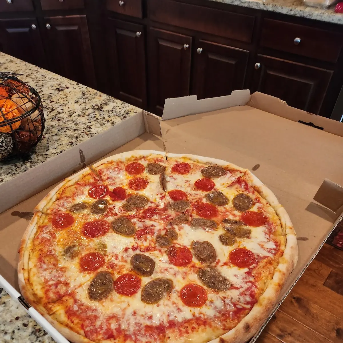 Pepperoni and Sausage Pizza
