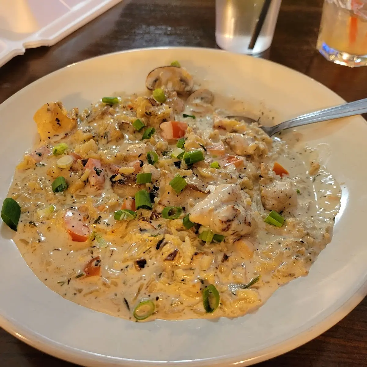 Creamy Chicken and Mushroom Risotto