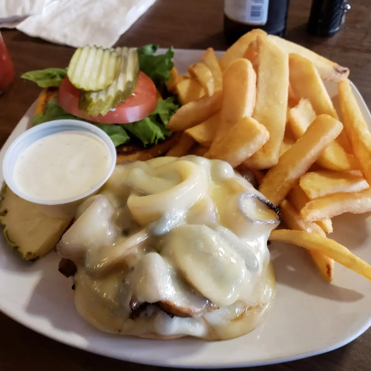 Swiss Mushroom Burger