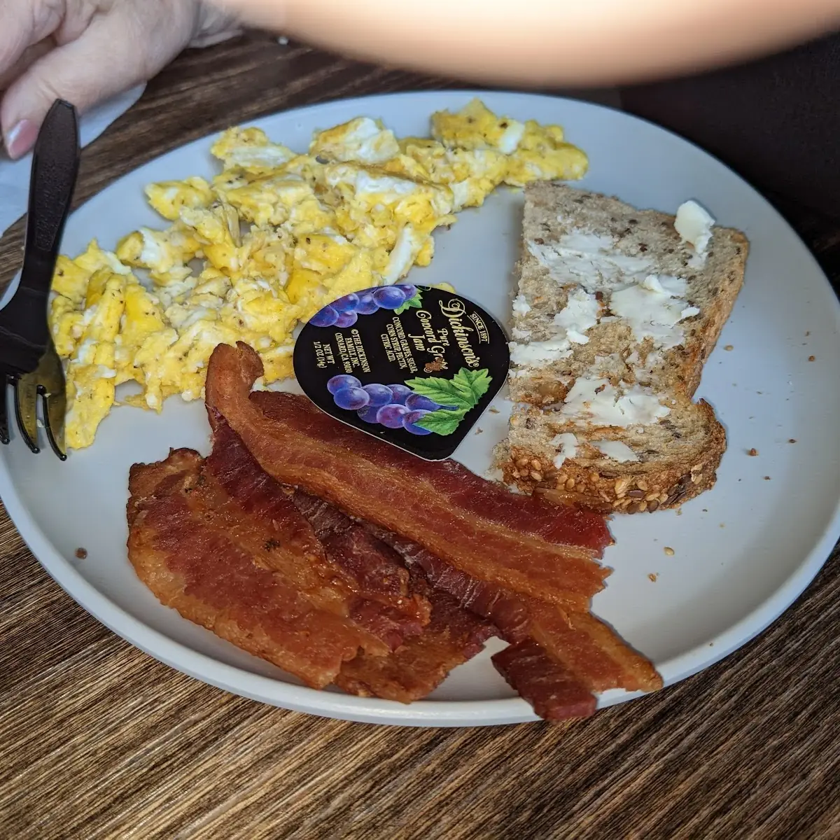 Bacon Eggs Toast