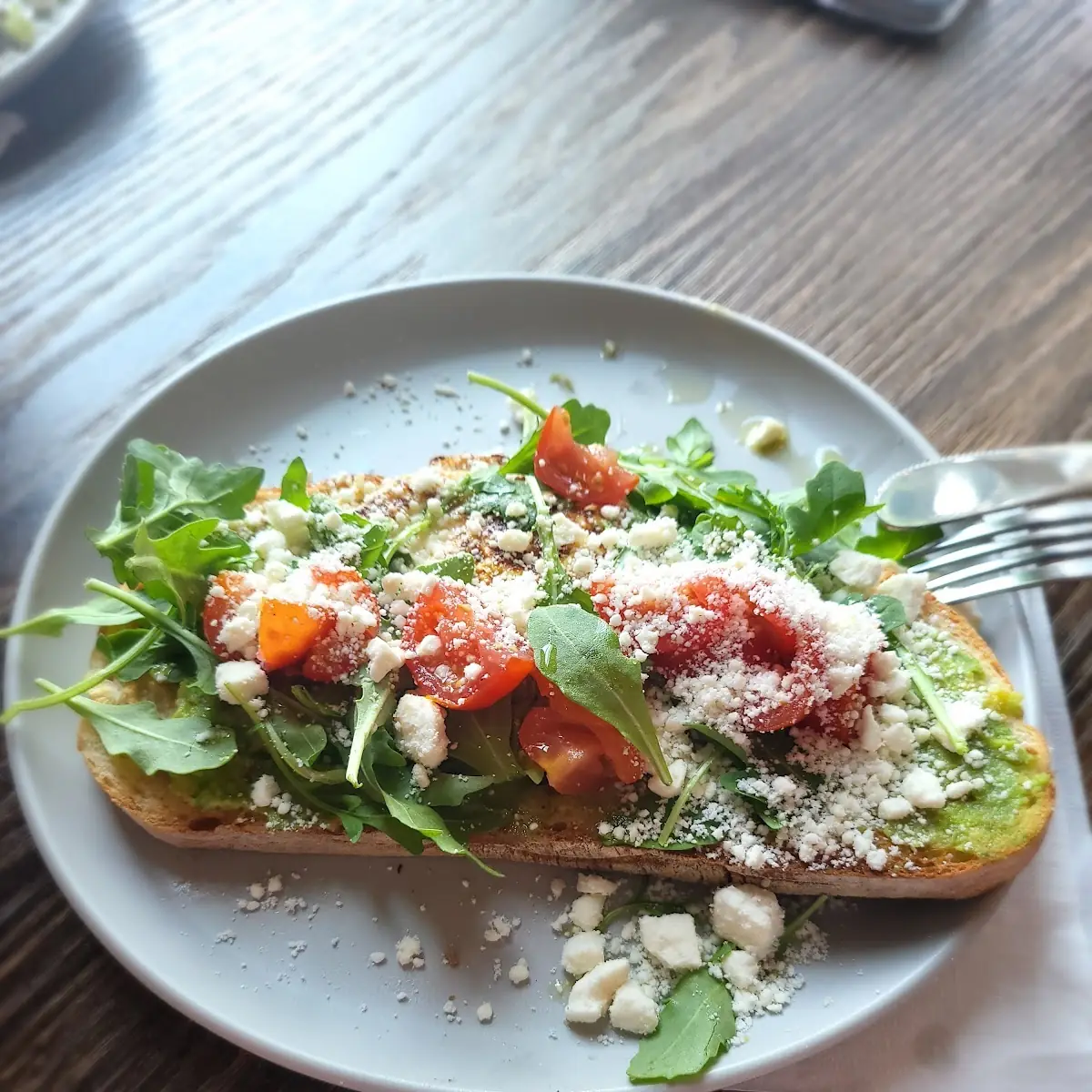 Tomato Basil Avacado Toast