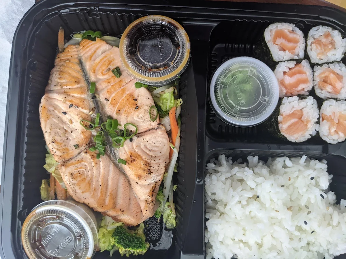 Salmon Teriyaki Bento Box