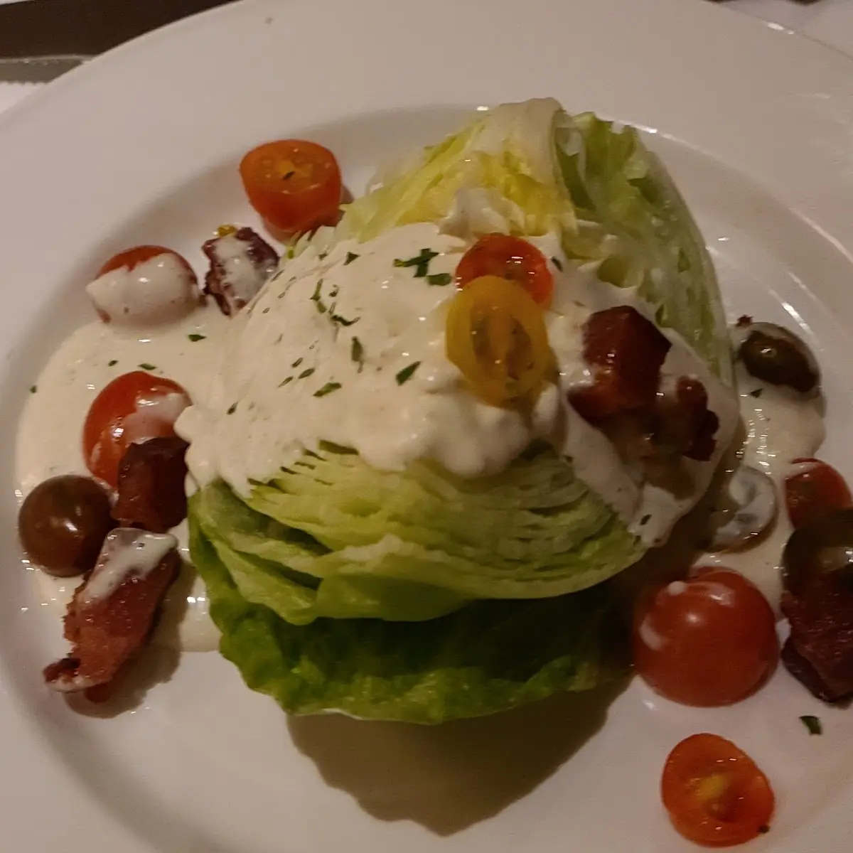 Wedge Salad with Blue Cheese