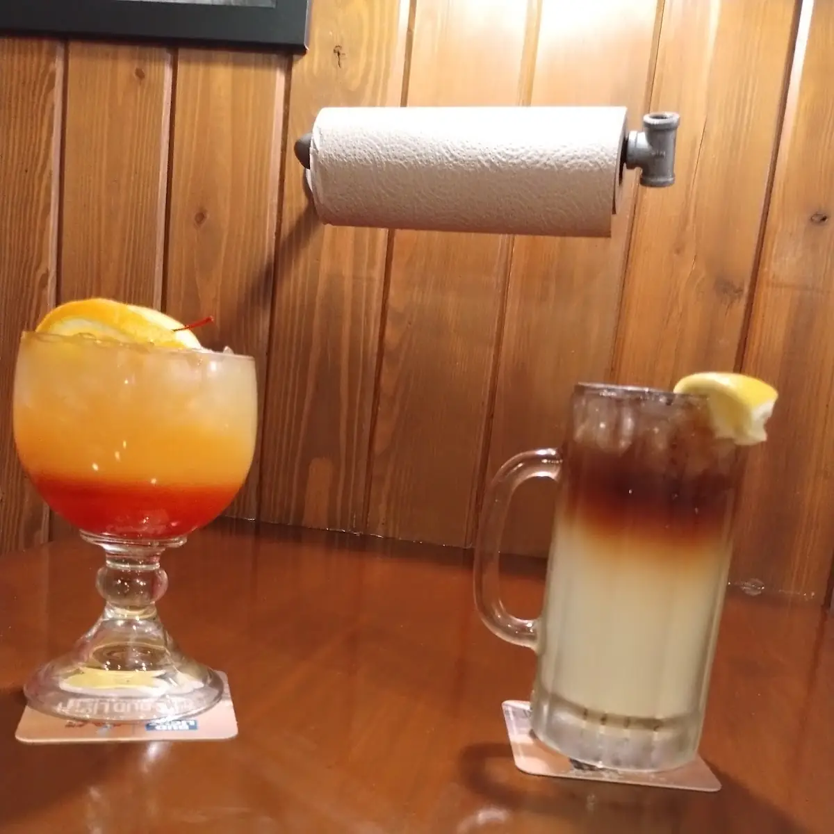 Long Island Iced Tea & Tequila Sunrise
