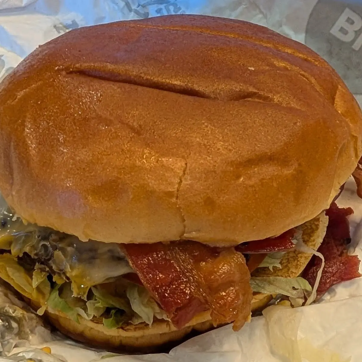 Big Cheesy Bacon Burger