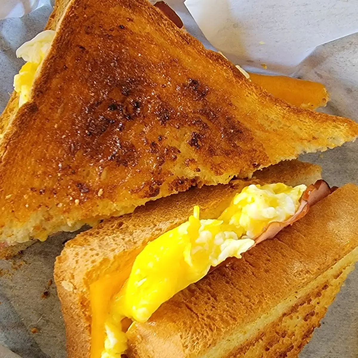 Ham Egg & Cheese Grill