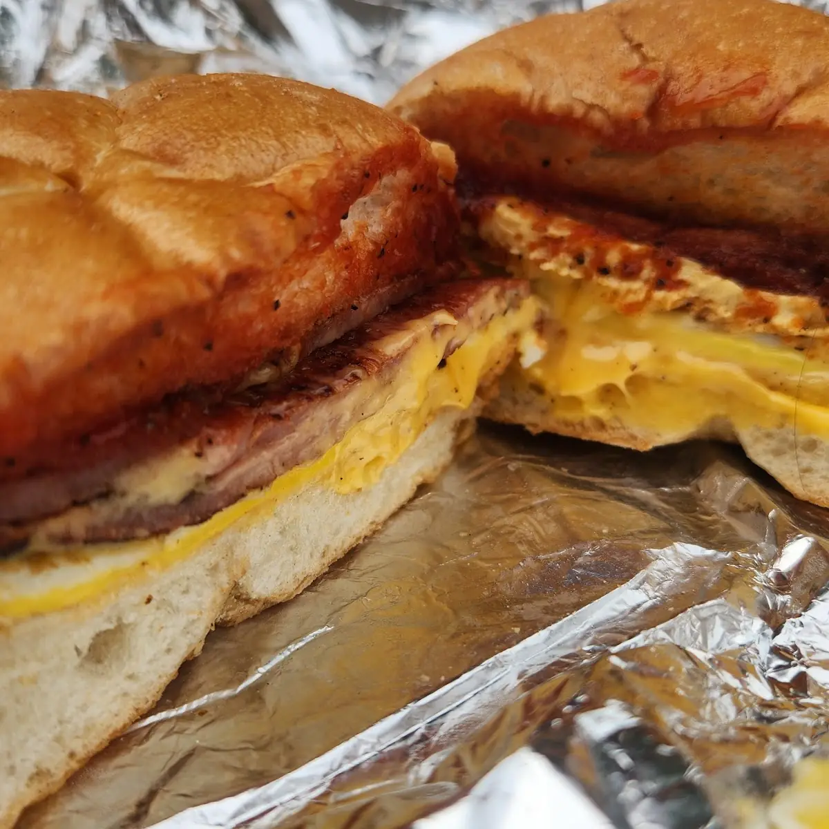 Taylor Ham and Cheese Sandwich