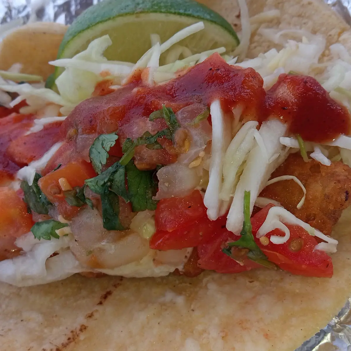 2 Jumbo Shrimp Tacos