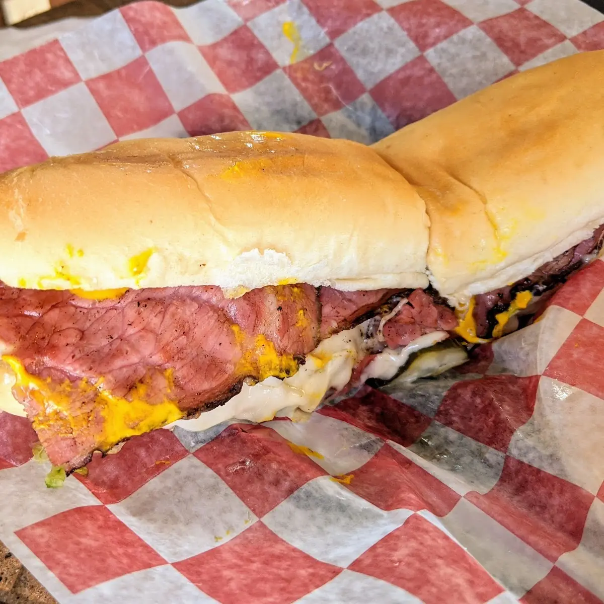 Hot Pastrami Sandwich