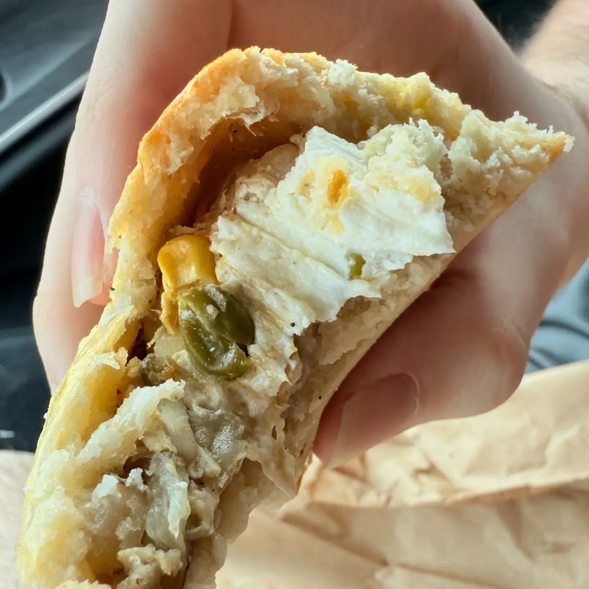 Chicken & Cream Cheese Empanada